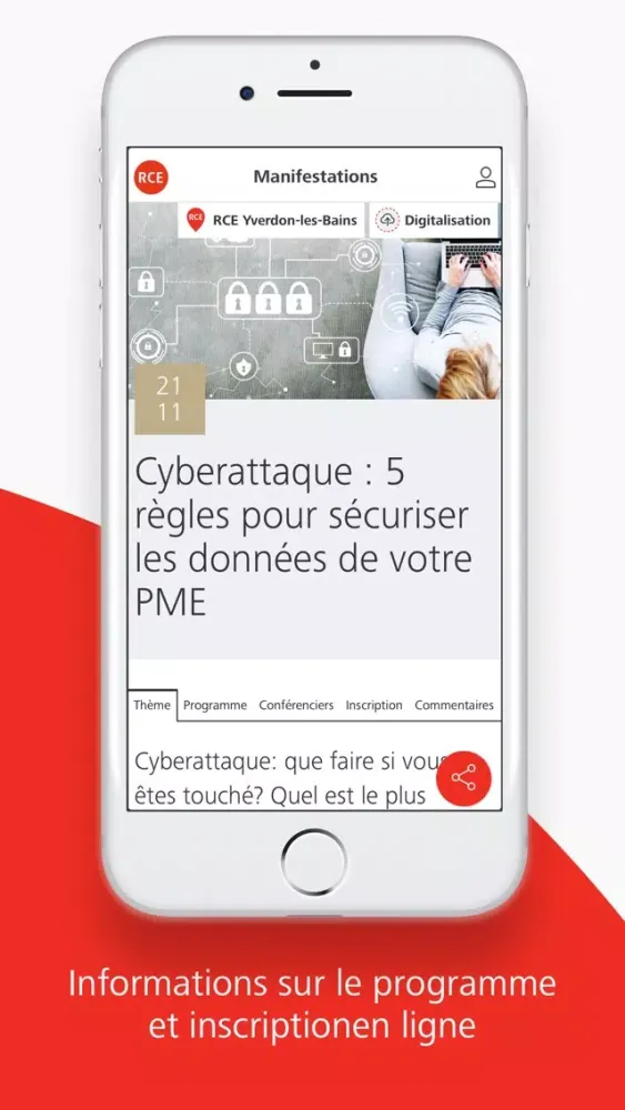 Captures d'écran de RCE - Groupe Raiffeisen